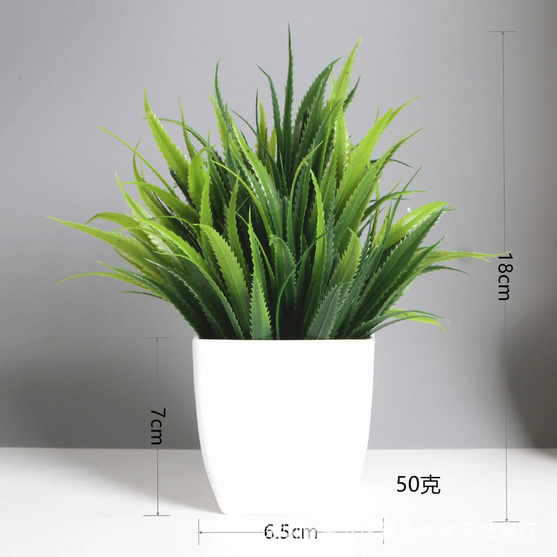 Bonsai Artificial Verde Eucalipto em Vaso – Planta Decorativa para Casa, Escritório e Jardim