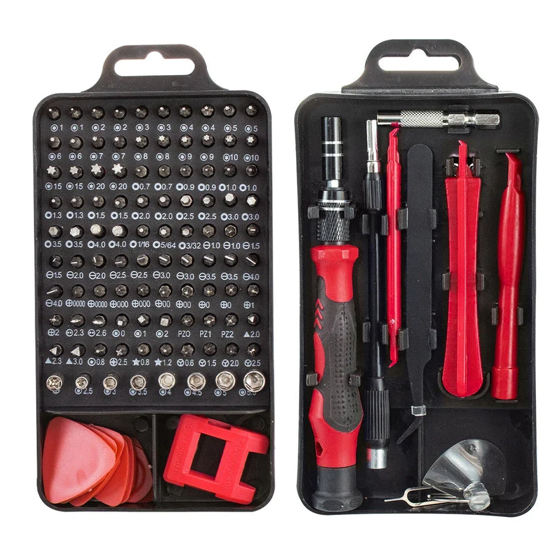 115 in 1 Precision Screwdriver Kit — Professional Set for Electronics Repair, PC, Cell Phone, Laptop, MacBook and More