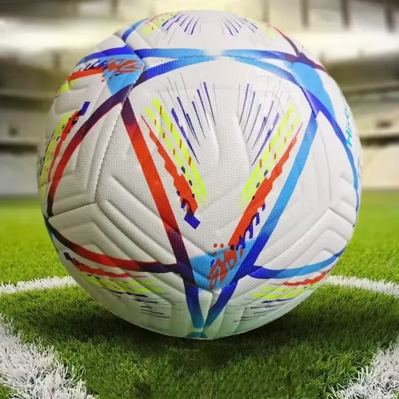 Bola de Futebol Profissional Tamanho 5 – Material PU Sem Costura, Ideal para Treinos e Jogos ao Ar Livre