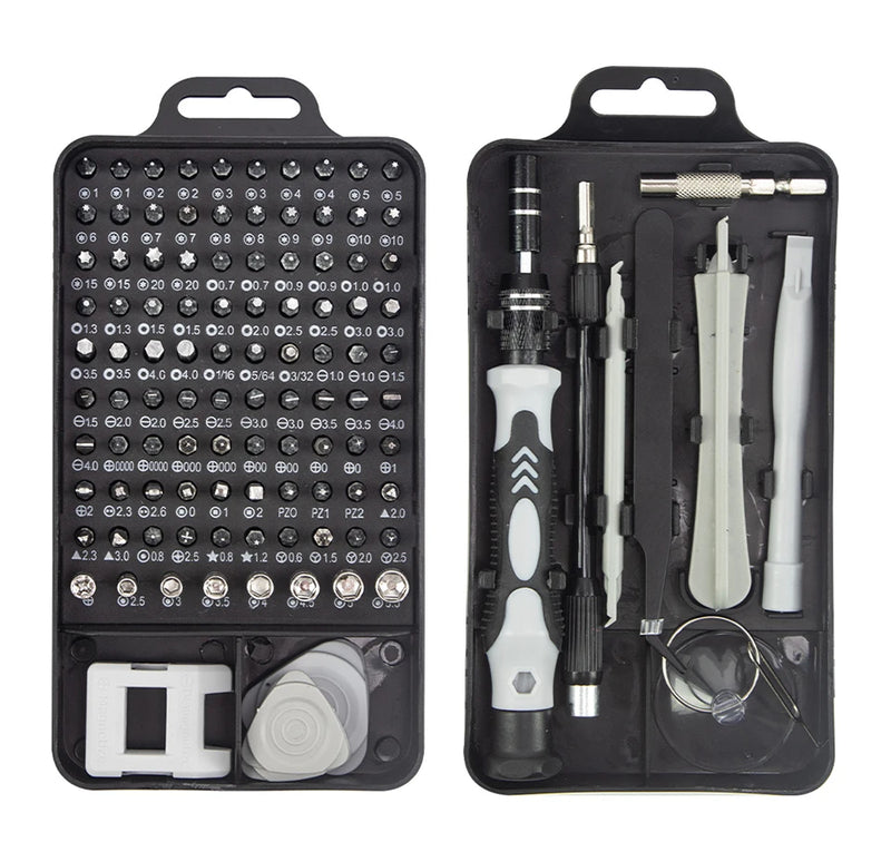 115 in 1 Precision Screwdriver Kit — Professional Set for Electronics Repair, PC, Cell Phone, Laptop, MacBook and More