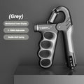 Fortalecedor de Mão com Contador Digital 5–100kg – Ajustável, Ergonômico e Ideal para Reabilitação, Treino Muscular e Fitness