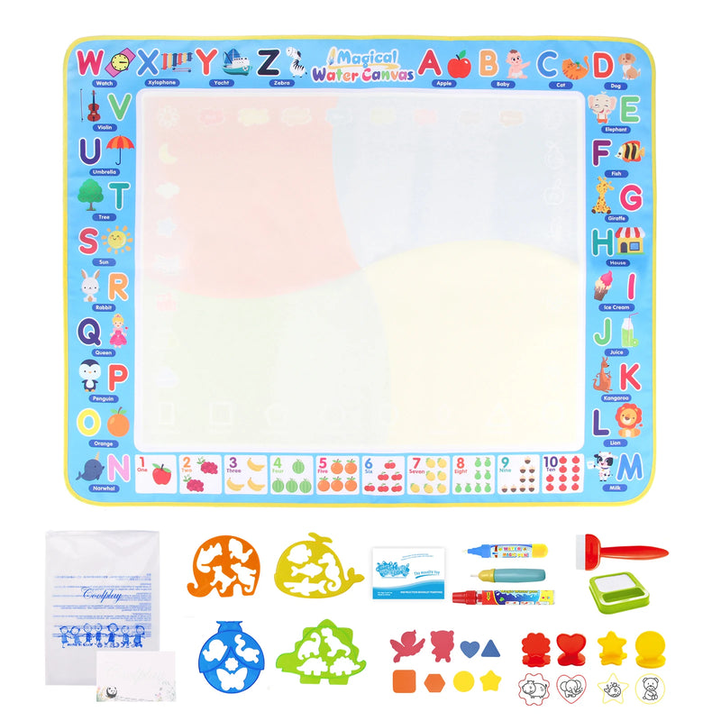 Tapete Mágico de Desenho com Canetas Reutilizáveis – Brinquedo Educativo Montessori