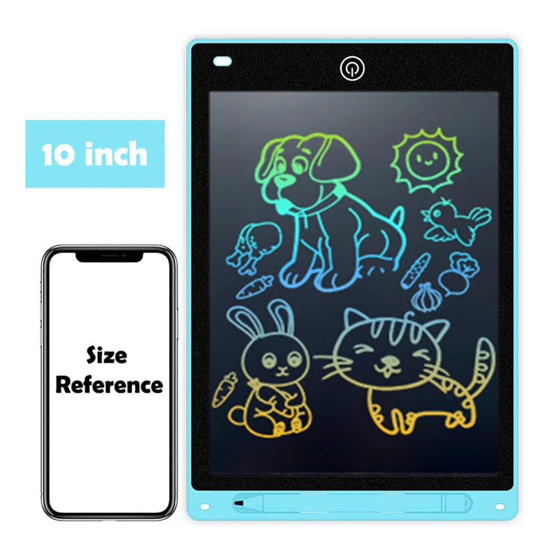 Tablette d'écriture LCD Efes 8,5" 10" 12" pour enfants – Jouet éducatif électronique pour dessiner, peindre et écrire