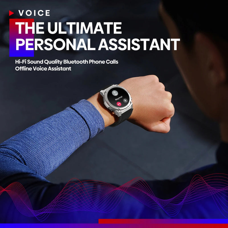 Relógio Smartwatch Zeblaze VIBE 7 PRO 1,43'' AMOLED com Chamadas, Monitoramento de Saúde e Esportivo para Homens