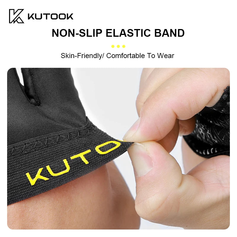 Gants de sport unisexes Kutook – 4 doigts, antidérapants, respirants, absorbant les chocs