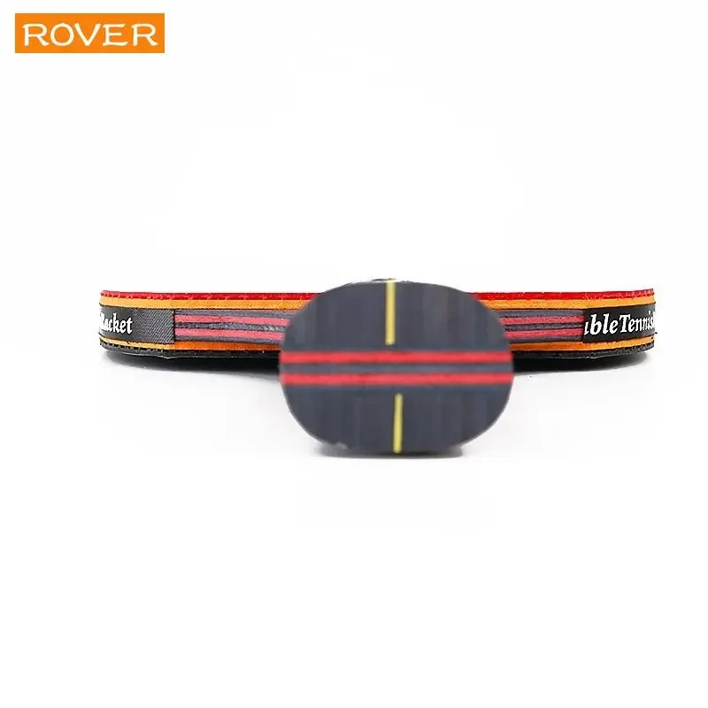 Ensemble de raquettes de tennis de table professionnelles 5/6 étoiles – Kit avec 2 raquettes + sac | Bois de première qualité, caoutchouc à chevrons et haute performance