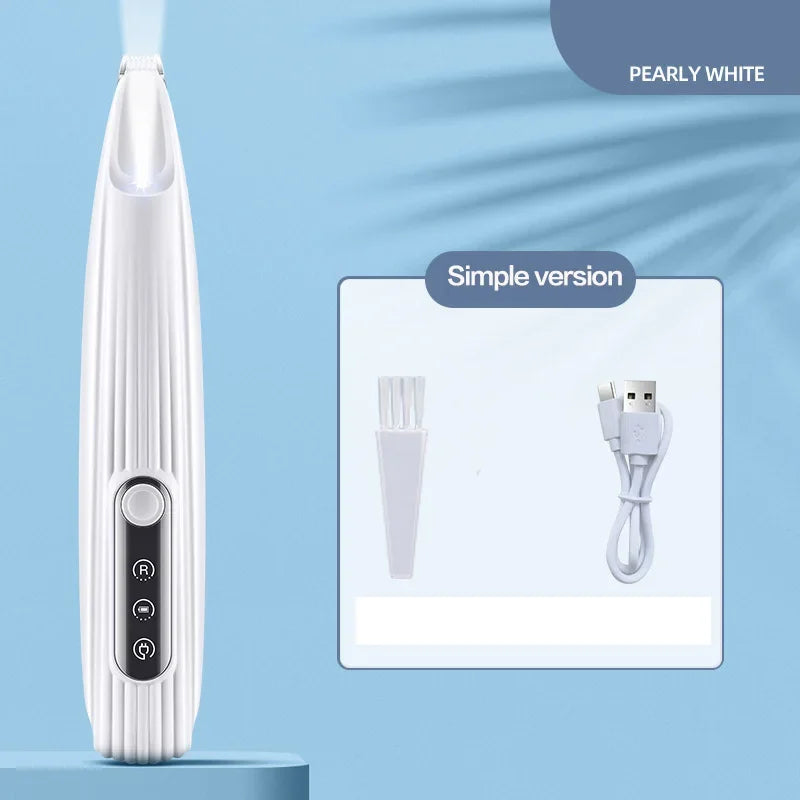 Aparador de Pelos para Patas com Luz LED – À Prova d’Água, Tela Digital e Lâmina Larga de 18mm – Ideal para Higiene Pet Profissional