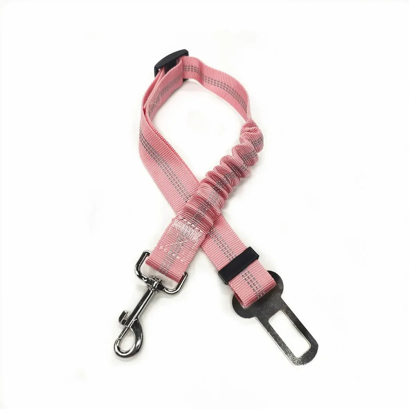 Ceinture de sécurité réglable pour chien et chat – Clip de véhicule | Guide de connexion rapide pour un transport en toute sécurité