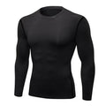 Blusa Segunda Pele Masculina Térmica – Manga Longa, Ajuste Justo, Elástica e de Secagem Rápida para Treinos no Frio