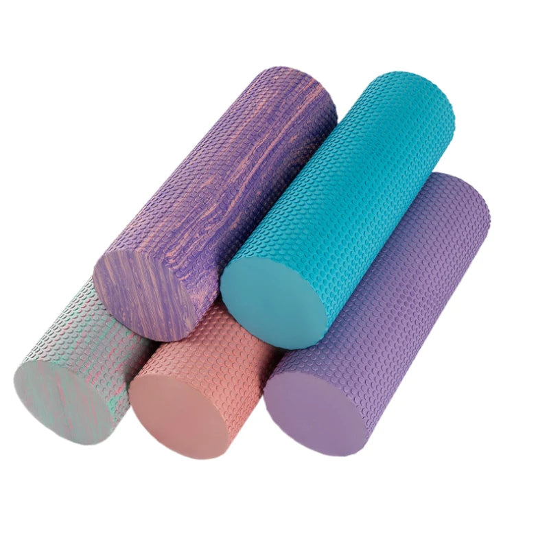 Rouleau en mousse EVA pour massage et yoga – 30/45/60 cm, Pilates, relâchement myofascial, entraînement et physiothérapie