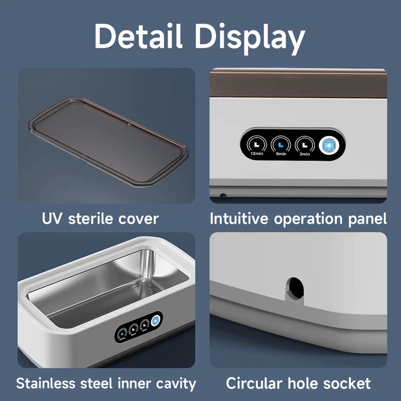 Xiaomi Mijia Ultrasonic Cleaner 650ml – Cleaning Jewelry, Glasses and Watches