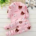 Conjunto Infantil de Algodão – Roupas de Inverno e Outono | Meninos e Meninas | Pijama ou Roupa de Dormir | Presente de Natal