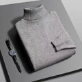 Suéter Masculino Gola Alta Slim Fit – Tricô Premium, Antibolinha, Manga Longa | Estilo Streetwear Casual
