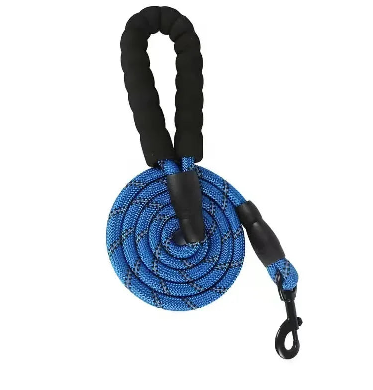 Guia Resistente para Cães – Coleira com Faixa Refletiva para Cães Pequenos, Médios e Grandes – Ideal para Puxar e Caminha