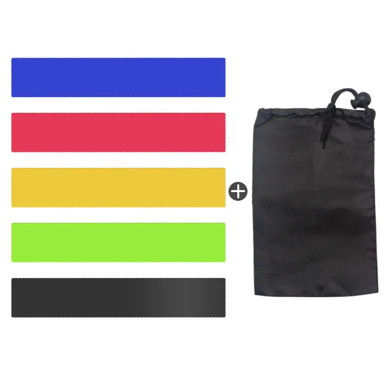 Faixa de Resistência Elástica de Látex para Yoga e Musculação – Tonifique Pernas, Glúteos e Quadris com Conforto e Eficiência