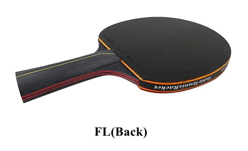 Ensemble de raquettes de tennis de table professionnelles 5/6 étoiles – Kit avec 2 raquettes + sac | Bois de première qualité, caoutchouc à chevrons et haute performance