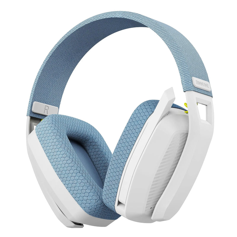 Fone de Ouvido Gamer BINNUNE | 2.4GHz Sem Fio + Bluetooth | Com Microfone para PS5, PS4, PC, Mac e Celular
