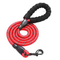 Guia Resistente para Cães – Coleira com Faixa Refletiva para Cães Pequenos, Médios e Grandes – Ideal para Puxar e Caminha
