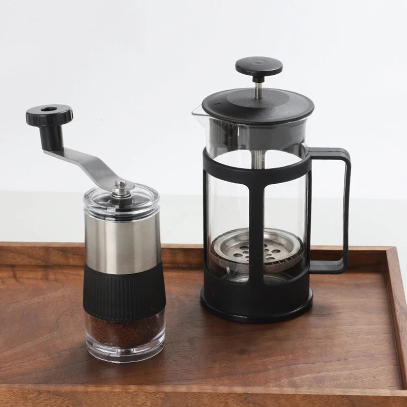 Moedor de Café Manual Portátil em Aço Inox com Lâmina de Cerâmica – Ajuste de Moagem