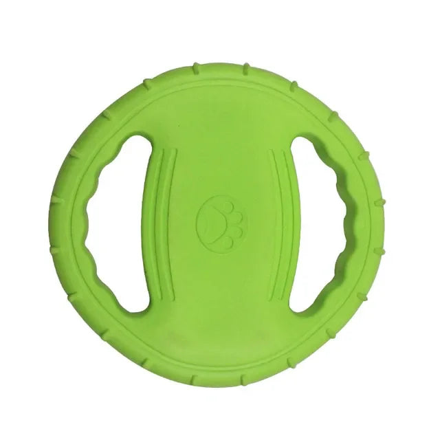 Disque volant pour animaux de compagnie EVA, anneau de traction pour dressage de chien, jouet flottant résistant aux morsures, jeu interactif de sports de plein air pour chien, frisbee