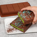 Molde de Silicone Quebrado para Barras de Chocolate e Cera – Fácil Liberação, Durável e Versátil