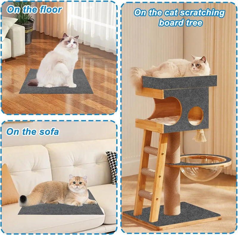 Autocollant anti-rayures pour chat – Autocollant pour canapé et mur | Découpable, renforcé par des clous