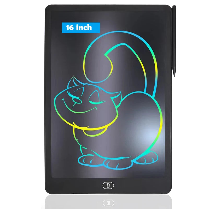 Tablette d'écriture LCD Efes 8,5" 10" 12" pour enfants – Jouet éducatif électronique pour dessiner, peindre et écrire