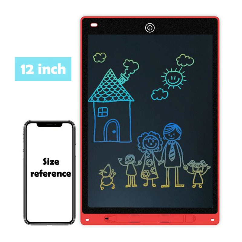 Tablette d'écriture LCD Efes 8,5" 10" 12" pour enfants – Jouet éducatif électronique pour dessiner, peindre et écrire