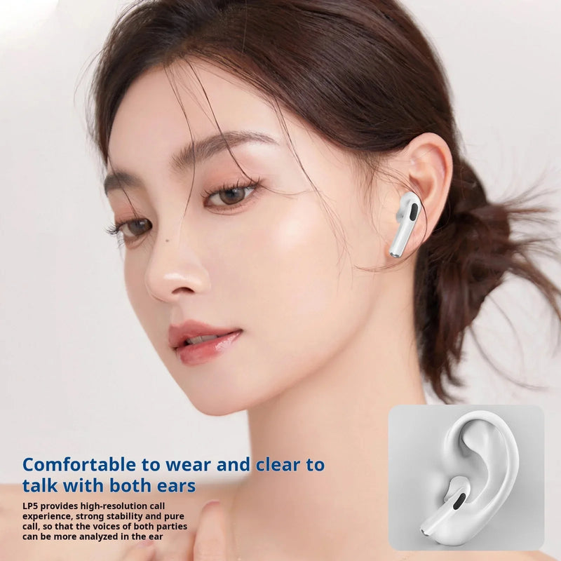 Fone Bluetooth Original AR Pro | Bluetooth 5.3 | Estilo AirPods | Para iPhone, Xiaomi, Android | Ideal para Música e Jogos