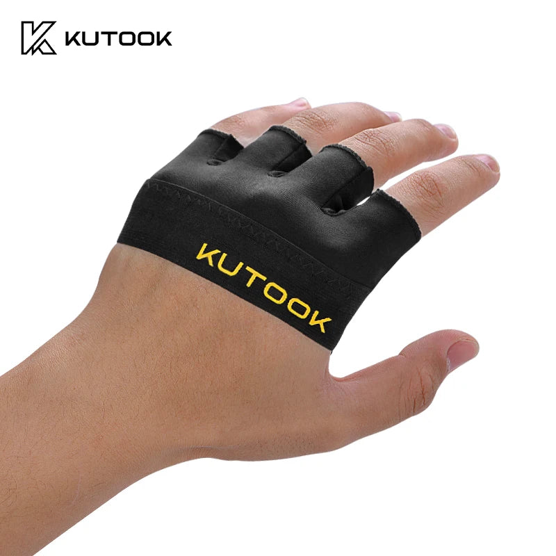 Gants de sport unisexes Kutook – 4 doigts, antidérapants, respirants, absorbant les chocs