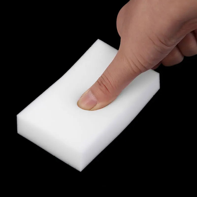 Esponja Mágica de Melamina 5/50 Unidades – Limpeza Profunda Sem Detergente | Multiuso para Cozinha, Banheiro e Mais