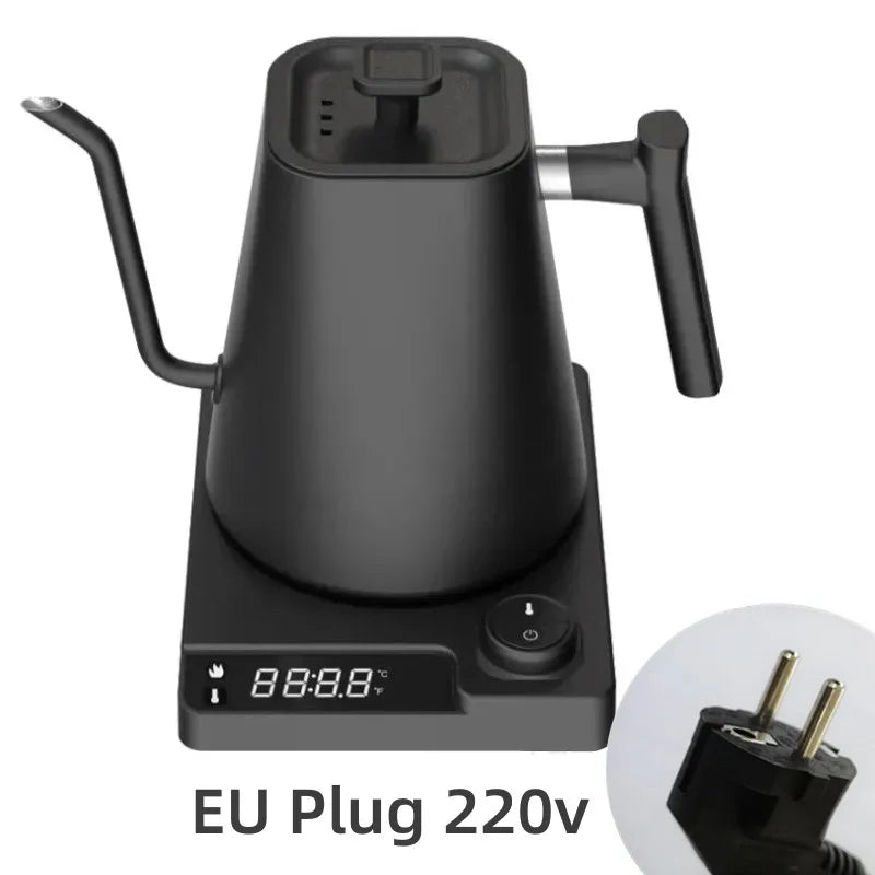 Chaleira Elétrica Pescoço de Ganso 800ml 1200W com Controle de Temperatura – 110V/220V