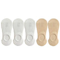 Chaussettes invisibles en dentelle pour femmes, antidérapantes, courtes, respirantes, en coton et silicone, pour l'été