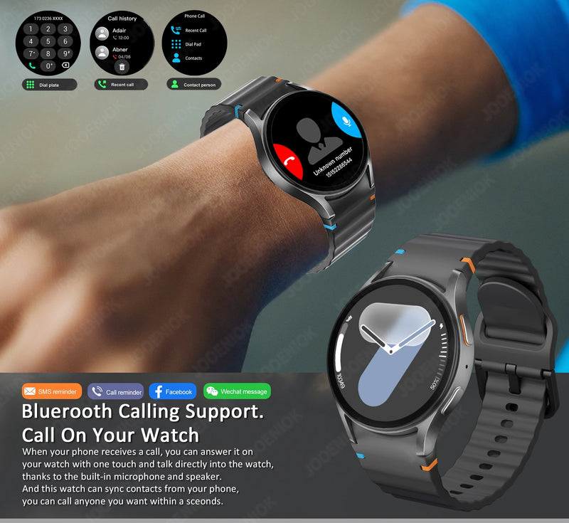Montre connectée Galaxy Watch 7 – Écran AMOLED HD, boussole, fréquence cardiaque, appels Bluetooth, étanche 