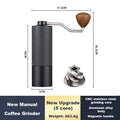 Moedor de Café Manual Portátil em Aço Inox – Ajuste de Moagem e Alta Durabilidade