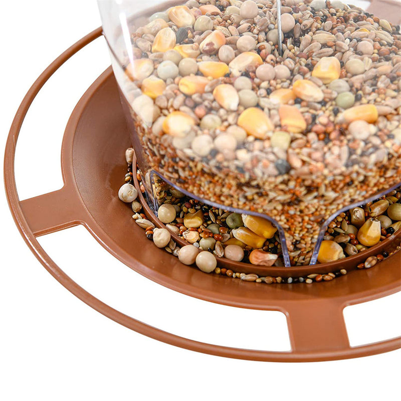 Comedouro Automático para Pássaros – Suspenso com Múltiplos Furos para Alimentos e Sementes