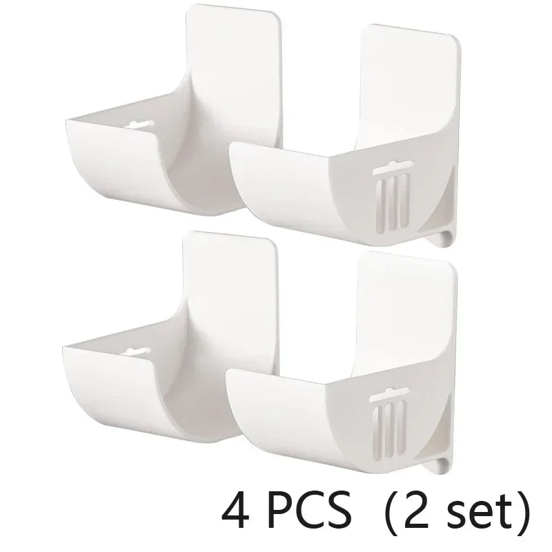 Suporte de Parede para Sacos e Filme PVC – Kit 2 ou 4 Peças, Organizador Prático para Cozinha e Banheiro