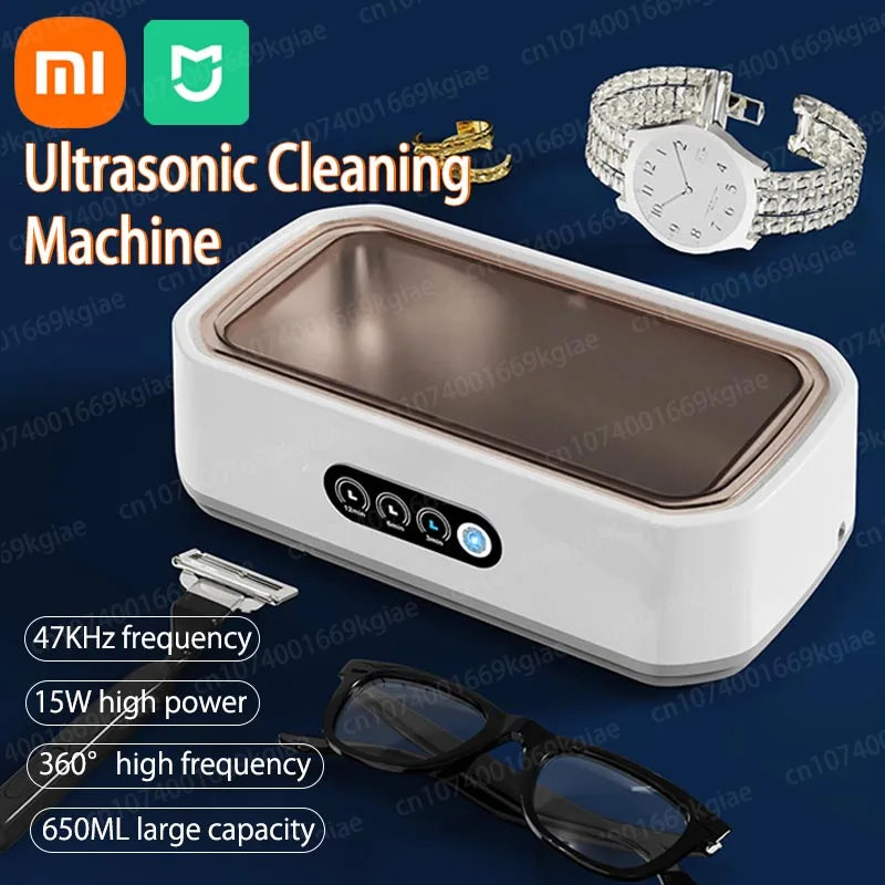 Xiaomi Mijia Ultrasonic Cleaner 650ml – Cleaning Jewelry, Glasses and Watches