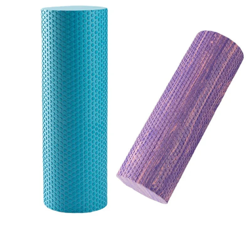Rouleau en mousse EVA pour massage et yoga – 30/45/60 cm, Pilates, relâchement myofascial, entraînement et physiothérapie