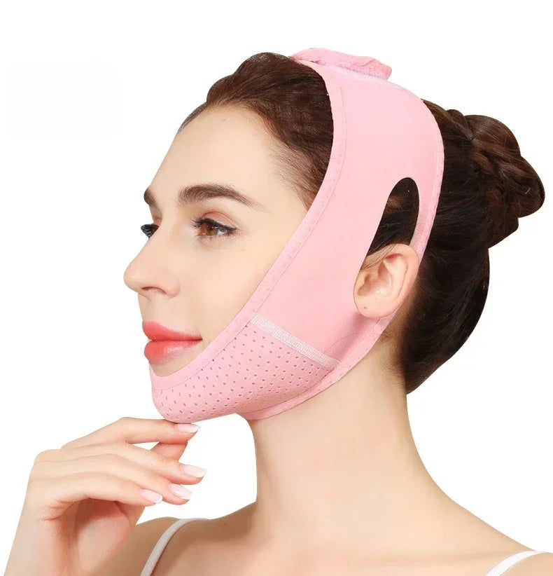Faixa Modeladora Facial V-Line – Redutor de Papada, Lifting Facial e Rejuvenescimento | Reutilizável, Unissex, Pele Firme e Contorno em Forma de V