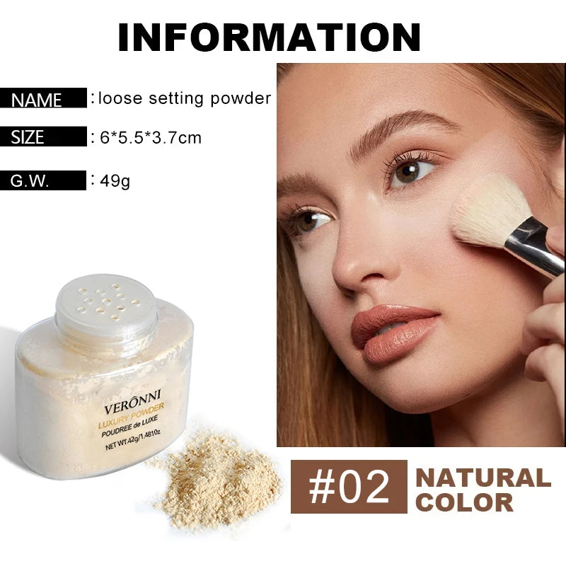 Poudre Libre Banane – Effet Illuminateur, Mat et Longue Tenue | Contrôle du sébum, texture légère, fini parfait pour tous les types de peau