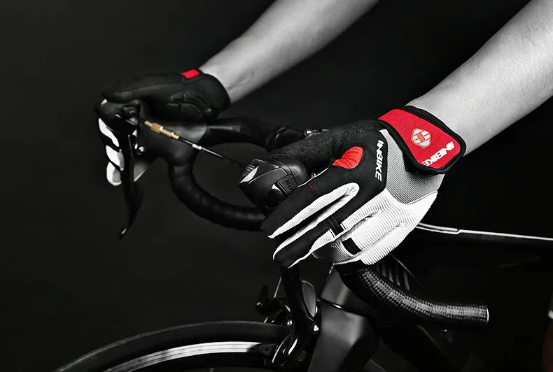 Gants de cyclisme IF239 avec coussinet en gel de 5 mm – Microfibre antidérapante, tissu respirant et fermeture réglable | VTT, Vitesse et Urbain