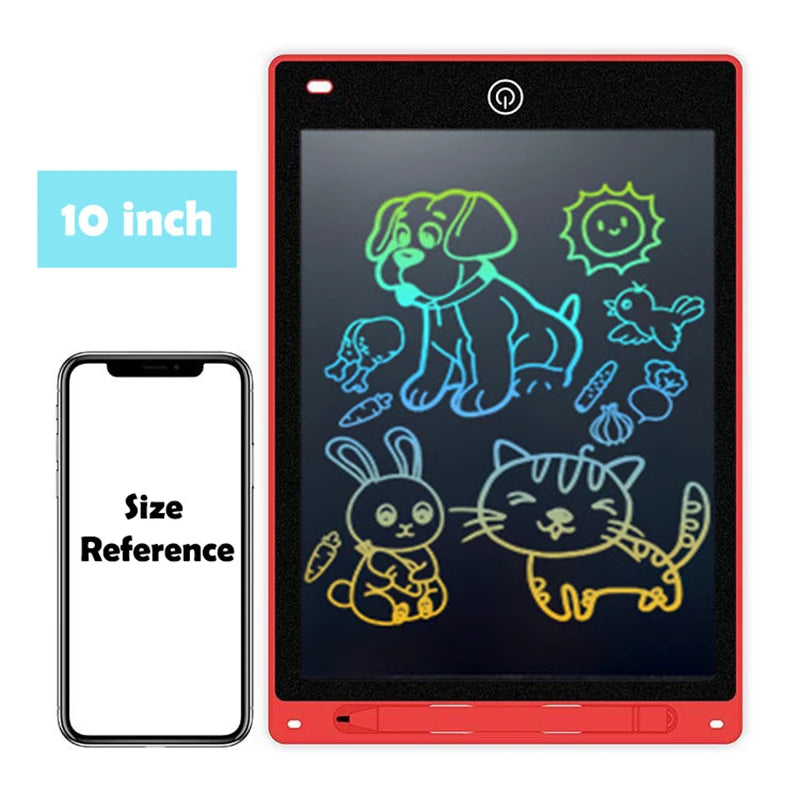 Tablette d'écriture LCD Efes 8,5" 10" 12" pour enfants – Jouet éducatif électronique pour dessiner, peindre et écrire