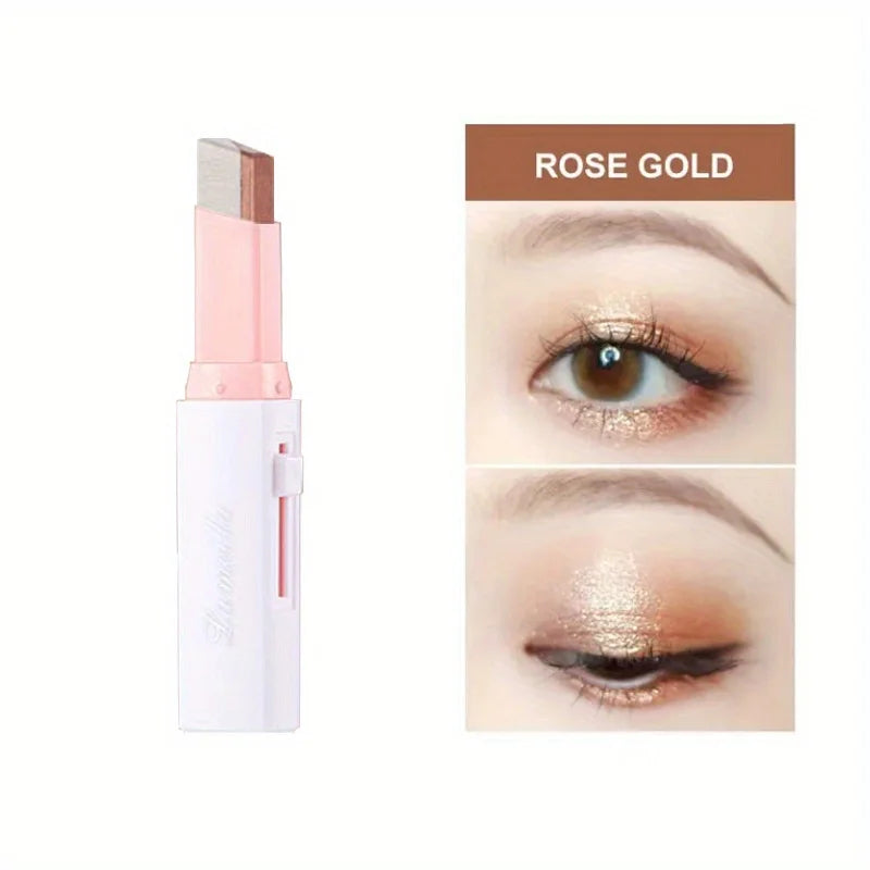 Bastão de Sombra 3D com Degradê – Duo de Cores, Efeito Esfumado Natural, Longa Duração e Fácil Aplicação | Prático e Sem Tirar a Maquiagem