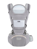 Canguru Ergonômico Multifuncional com Banquinho de Apoio | De Recém-nascido a Toddler